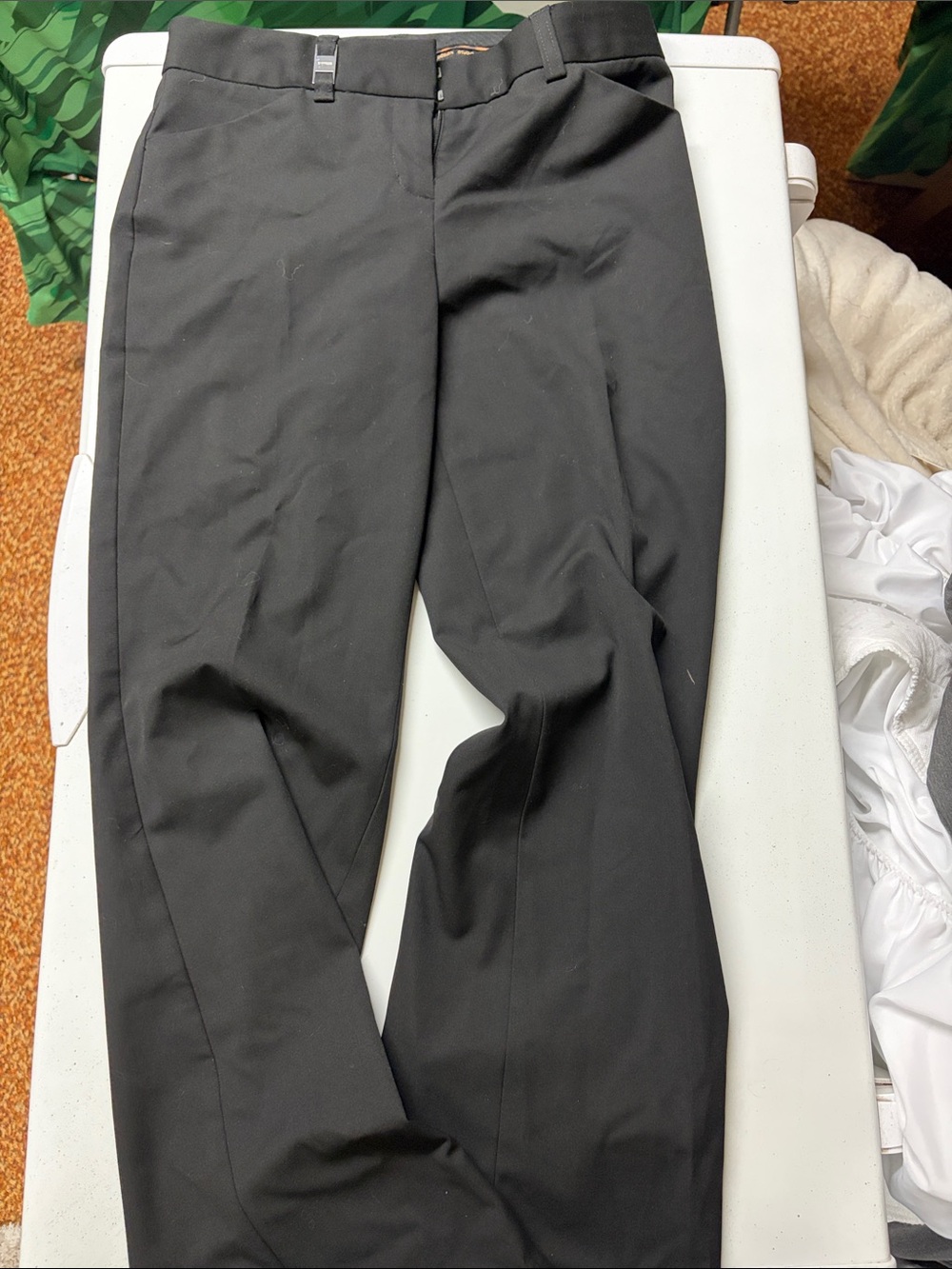 Express Men's Black Dress Pants - Slim Dress Trousers